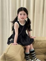 【90-140cm】ワンピース 女の子 ノースリープ フリル - 画像 (5)