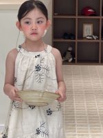 【90-150cm】ワンピース 女の子 ノースリープ シンプル - 画像 (5)