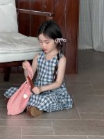 【90-150cm】ワンピース 女の子 チェック柄 韓国風 - 画像 (5)