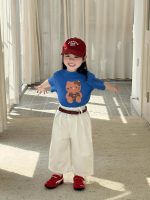 【90-140cm】トップスorパンツorベルト 女の子 シンプル かわいい