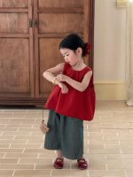 【90-140cm】トップスorパンツ 女の子 ゆったり 韓国風 - 画像 (2)