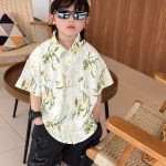 【80-150cm+親サイズ】シャツorショートパンツ 親子ペア ナチュラル 着せやすい - 画像 (6)