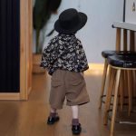 【80-150cm+親サイズ】シャツ 親子ペア 花柄 合わせやすい - 画像 (3)
