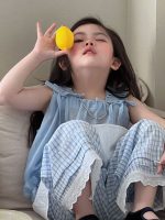 【90-150cm】トップスorパンツ 女の子 シンプル リボン付き - 画像 (8)