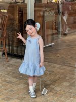 【90-140cm】ワンピース 女の子 フリル フラワー かわいい - 画像 (4)