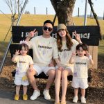【80-150cm+親サイズ】Tシャツorショートパンツ 親子ペア シンプル スウィート - 画像 (5)