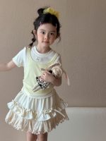 【90-150cm】トップスorキュロット 女の子 レイヤード フリル - 画像 (5)