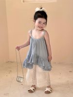 【90-140cm】トップスorパンツ 女の子 キャミソール 透かし - 画像 (5)