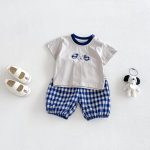 【73-100cm】セットアップ ベビー 犬柄 韓国風 - 画像 (2)