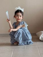 【90-150cm】ワンピース 女の子 チェック柄 カジュアル - 画像 (3)