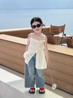 【90-140cm】トップスorパンツ 女の子 キャミソール ダメージジーンズ - 画像 (4)