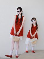 【90-140cm+親サイズ】ワンピース/パンツ 親子コーデ おしゃれ 写真映え