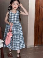 【90-150cm】ワンピース 女の子 チェック柄 韓国風 - 画像 (4)