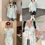 【80-150cm+親サイズ】ワンピースorトップス 親子ペア おしゃれ カジュアル - 画像 (2)