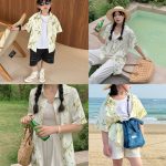 【80-150cm+親サイズ】シャツorショートパンツ 親子ペア ナチュラル 着せやすい - 画像 (2)