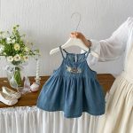 【73-100cm】ワンピース ベビー カートゥーン 合わせやすい - 画像 (4)