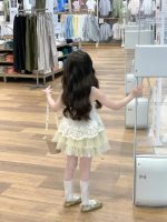 【90-140cm】トップスorスカート 女の子 レース ラメチュール - 画像 (6)