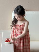【90-150cm】ワンピース 女の子 チェック スウィート - 画像 (6)