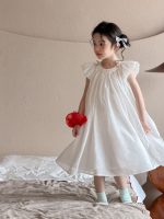 【90-150cm】ワンピース 女の子 フリルスリーブ 韓国風 - 画像 (5)