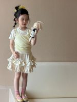 【90-150cm】トップスorキュロット 女の子 レイヤード フリル - 画像 (7)