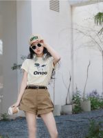 【90-140cm+親サイズ】半袖Ｔシャツ/ショートパンツ 親子ペア カジュアル - 画像 (4)