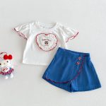 【73-120cm】トップスorショートパンツ ベビー チェリー柄 おしゃれ - 画像 (3)