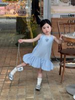 【90-140cm】ワンピース 女の子 フリル フラワー かわいい - 画像 (3)