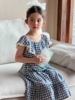 【90-150cm】ワンピース 女の子 チェック柄 カジュアル - 画像 (5)