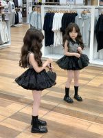 【90-140cm】トップスorスカートorセットアップ 女の子 ノースリープ レトロ - 画像 (6)