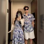 【80-150cm+親サイズ】ワンピースorトップス 親子ペア フラワー おしゃれ - 画像 (5)