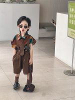 【90-140cm+親サイズ】セットアップ お揃いコーデ 韓国風 レトロ - 画像 (6)