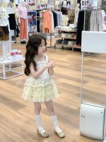 【90-140cm】トップスorスカート 女の子 レース ラメチュール - 画像 (3)