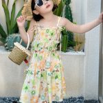 【80-150cm+親サイズ】ワンピースorトップス 親子ペア ビーチ ナチュラル - 画像 (7)