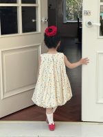 【90-140cm】ワンピース 女の子 ドット柄 ゆったり - 画像 (6)