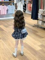 【90-140cm】トップスorキュロット 女の子 チェック柄 ノースリーブ - 画像 (6)