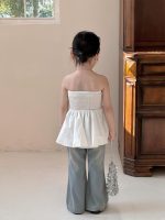 【90-140cm】トップスorパンツ 女の子 チューブトップ おしゃれ - 画像 (7)