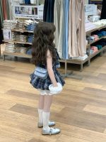 【90-140cm】トップスorキュロット 女の子 チェック柄 ノースリーブ - 画像 (5)