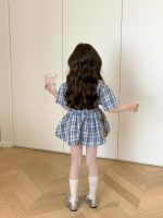【90-140cm】セットアップ 女の子 チェック柄 コンサバ - 画像 (6)