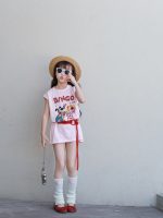【90-140cm+親子ペア】ワンピース 親子コーデ 韓国風 おしゃれ カートゥーン - 画像 (6)