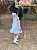 【90-140cm】ワンピース 女の子 フリル フラワー かわいい - 画像 (6)