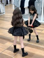 【90-140cm】トップスorスカートorセットアップ 女の子 ノースリープ レトロ
