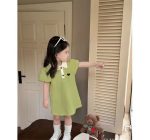 【80-150cm+親サイズ】トップスorワンピースorショートパンツ 親子ペア 折り襟 おしゃれ - 画像 (4)