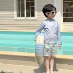 【100-150cm】水着 UVカット速乾 長袖 スイムウェア - 画像 (4)