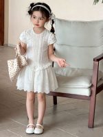 【90-150cm】ワンピース 女の子 透かし レトロ - 画像 (6)