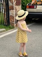 【90-140cm】ワンピース 女の子 ドット柄 キャミソール - 画像 (5)