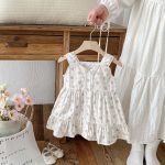 【80-130cm】ワンピース 女の子 花柄 キャミソール - 画像 (5)