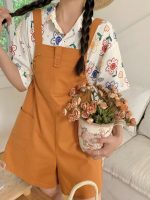 【80-150cm+親サイズ】シャツorパンツ 親子ペア フラワー レトロ - 画像 (7)