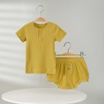 【73-100cm】セットアップ ベビー ナチュラル リブシンプル - 画像 (12)