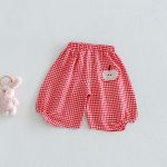 【73-120cm】パンツ ベビー チェック柄 フルーツ - 画像 (10)
