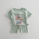 【66-100cm】セットアップ ベビー キャンディカラー カートゥーン - 画像 (6)